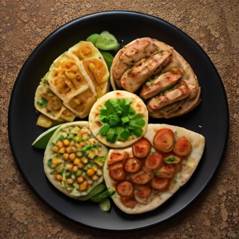 Greek Mezze Protein Plate - 35g protein vegetarian Mediterranean lunch