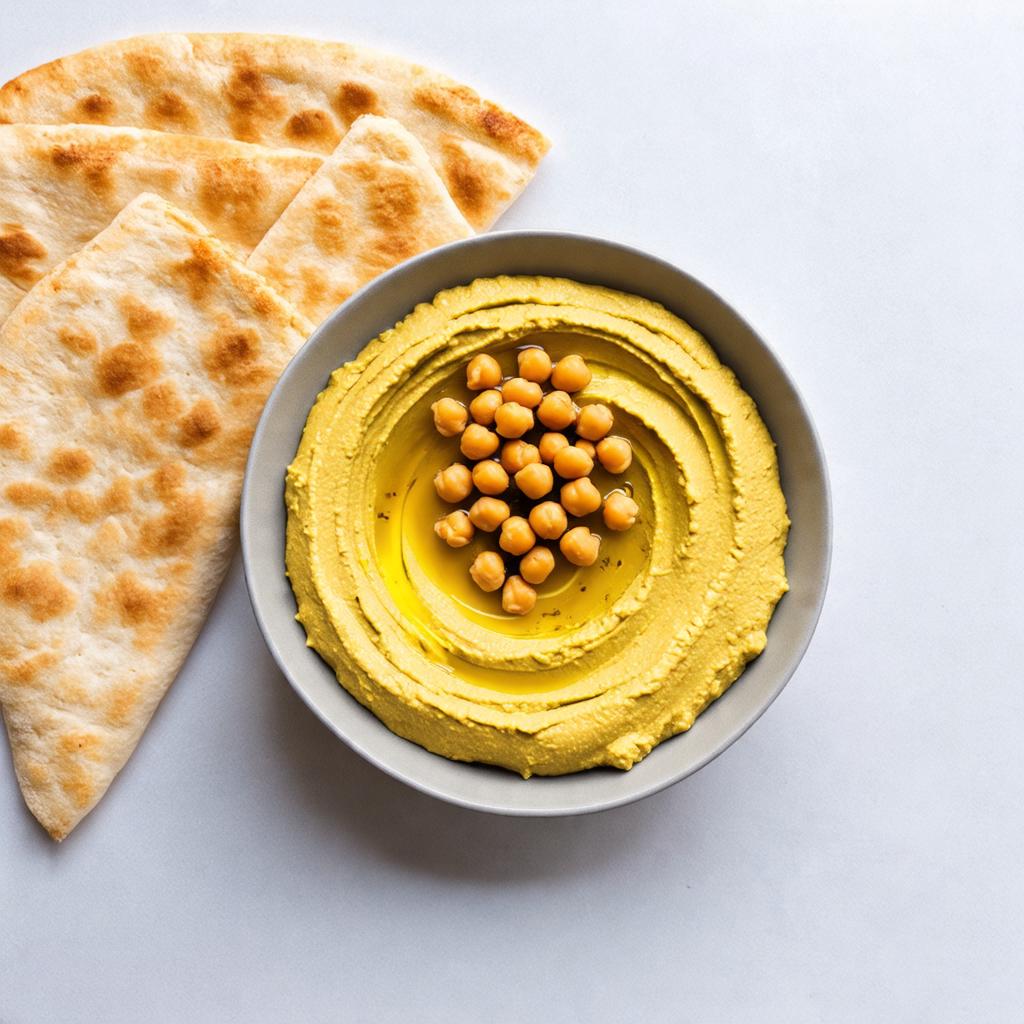 High-Protein Hummus - high protein vegetarian pairing for Black Bean & Cheese Enchiladas