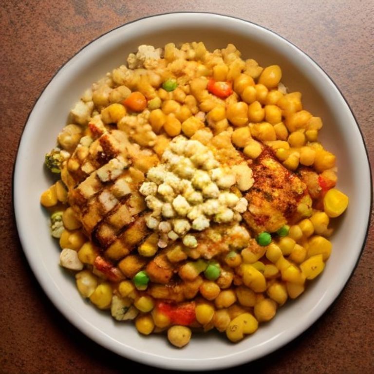 Mediterranean Power Grain Bowl - 34g protein vegetarian Mediterranean lunch