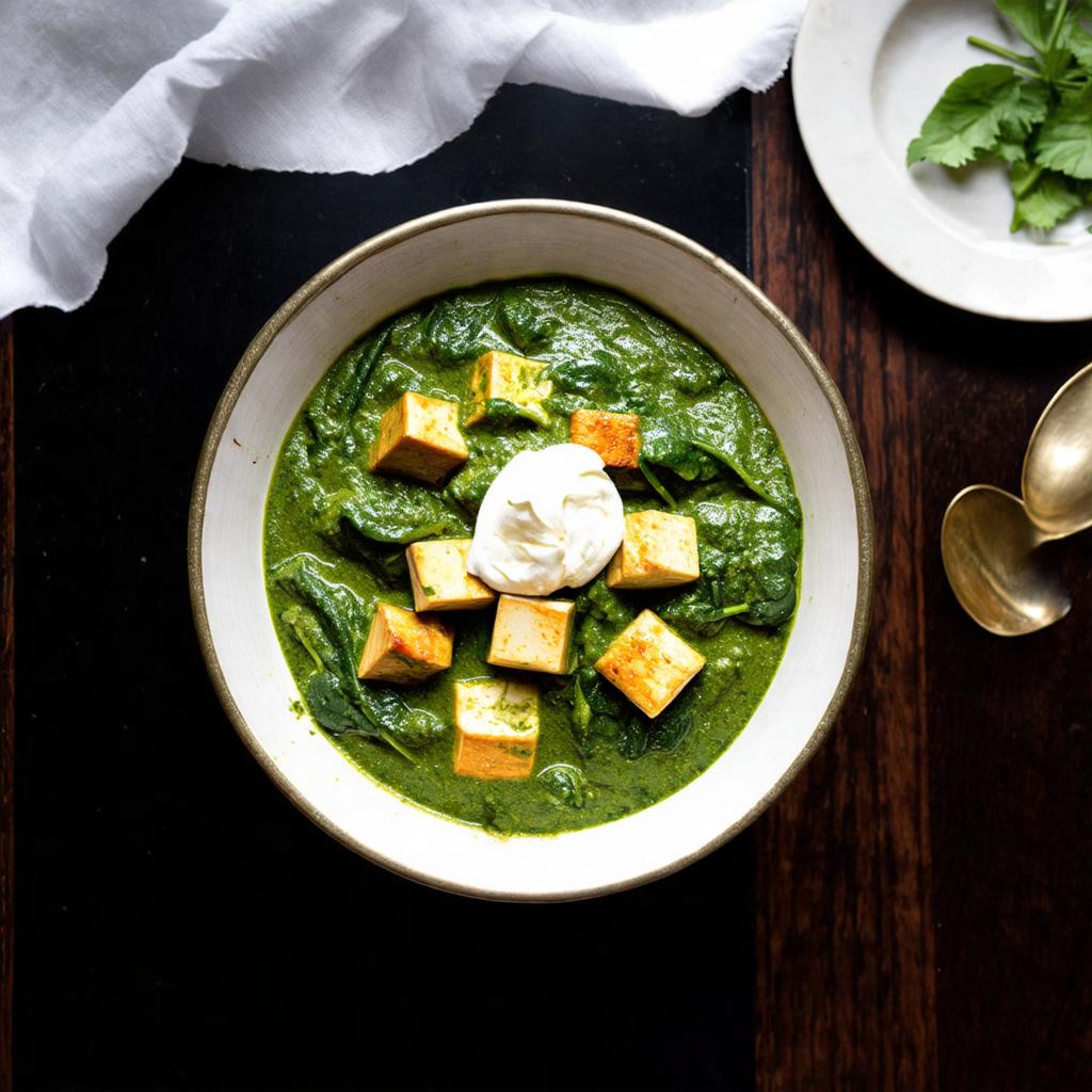 Palak Paneer - 26g protein vegetarian Indian dinner