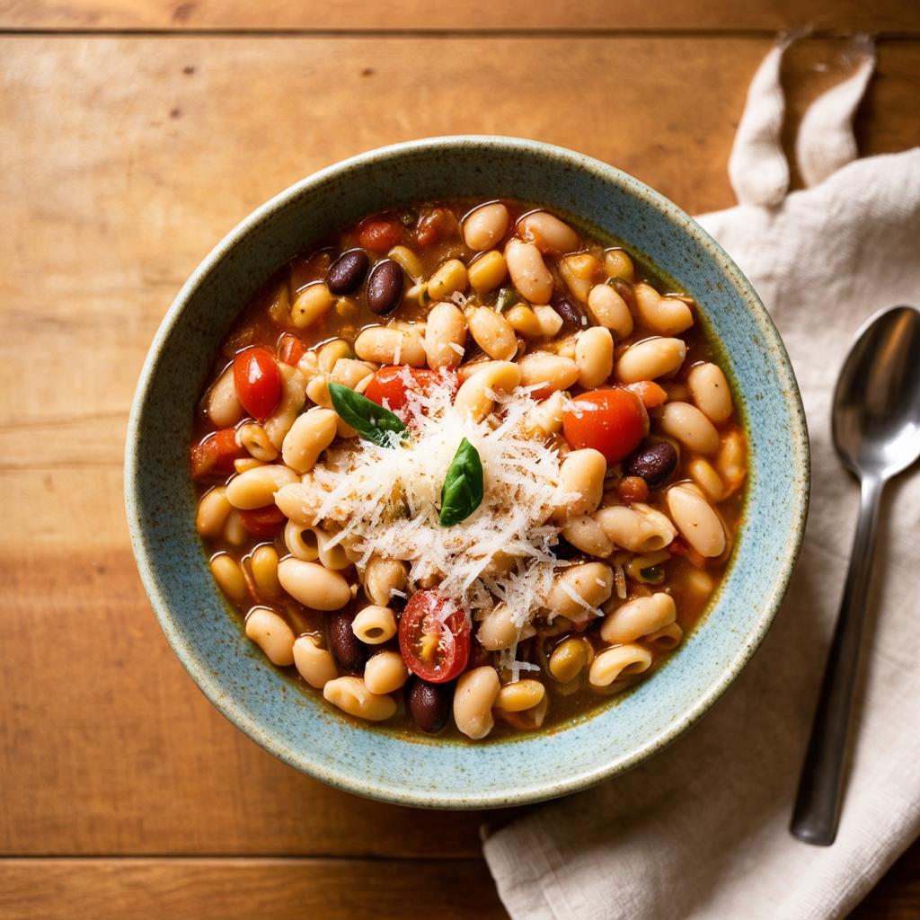 Pasta e Fagioli - 24g protein vegetarian Italian dinner