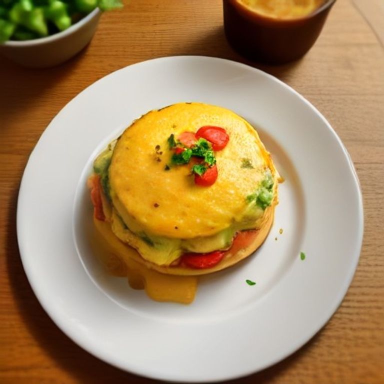 Protein Masala Omelette - 32g protein vegetarian Indian breakfast