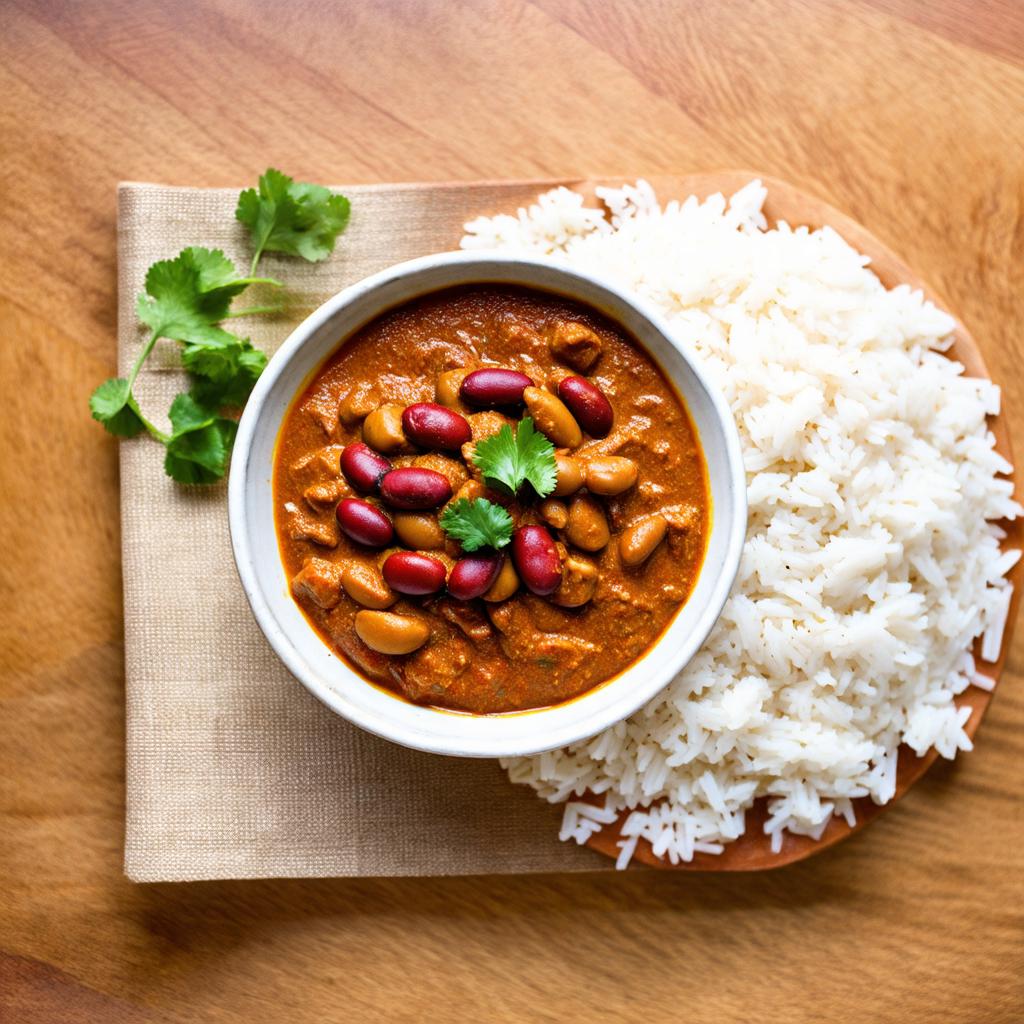 Rajma Masala (Kidney Bean Curry) - 16g protein vegetarian Indian dinner