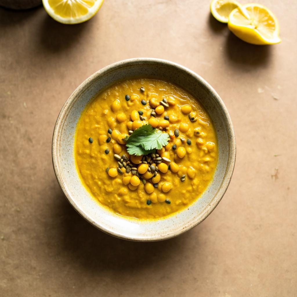 Simple Dal - high protein vegetarian pairing for Palak Paneer